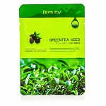 FarmStay Маска для лица тканевая с экстрактом зеленого чая